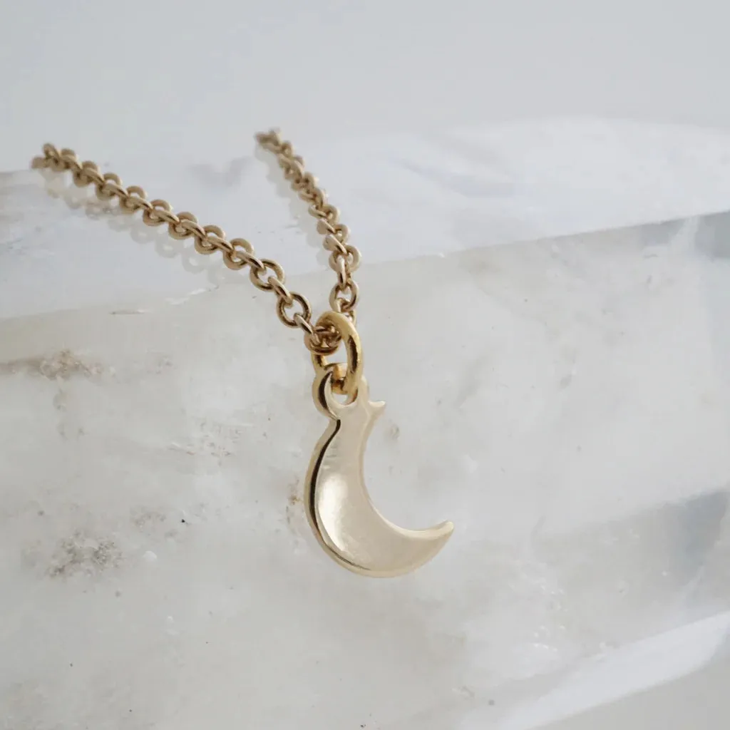 magic charm moon necklace