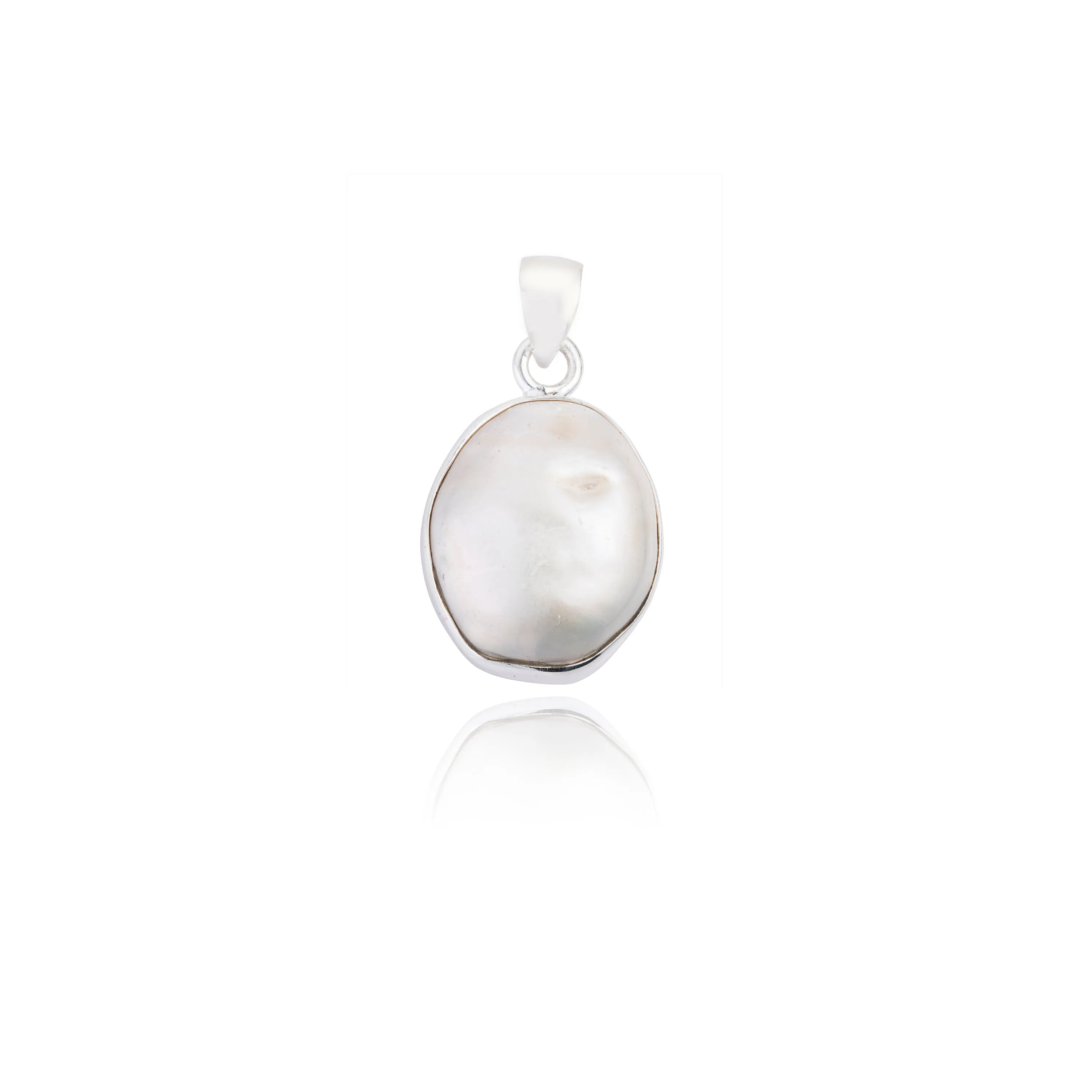 Maris Cultured Pearl Pendant, Sterling Silver