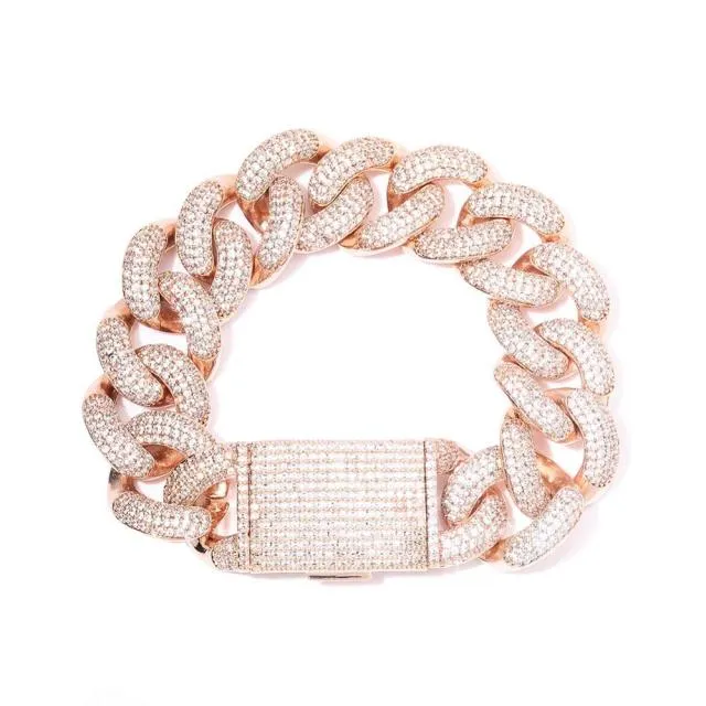 Miami Lock Clasp Cuban Link  Bracelet