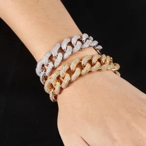 Miami Lock Clasp Cuban Link  Bracelet