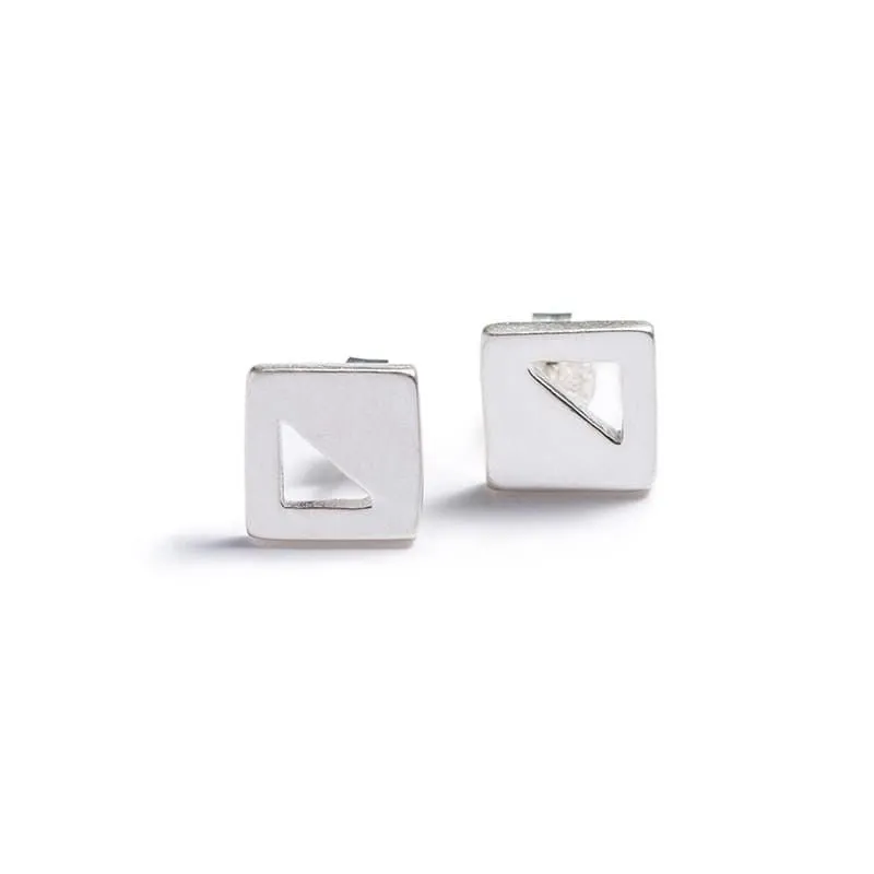 Mini Square stud earrings