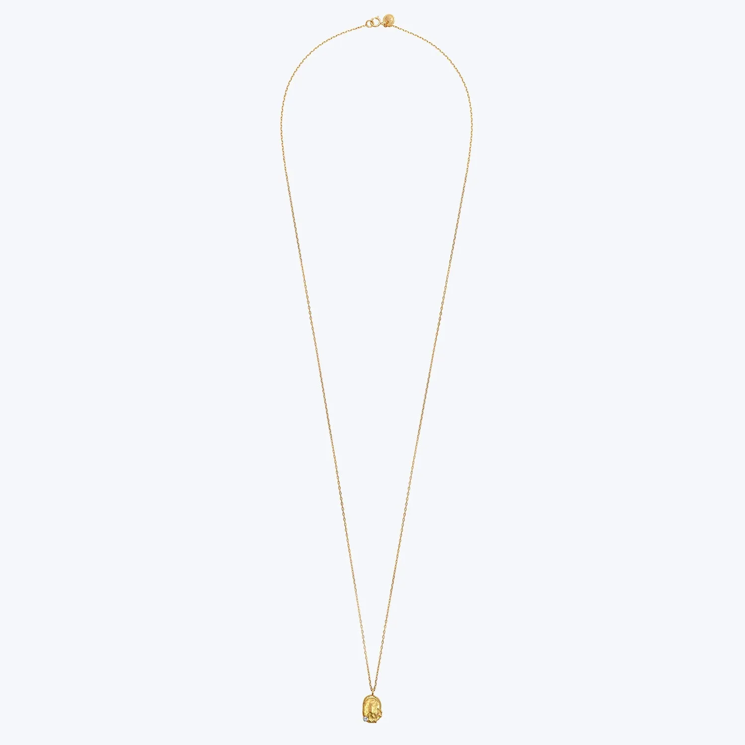 Moonscape Long Diamond Nugget Necklace