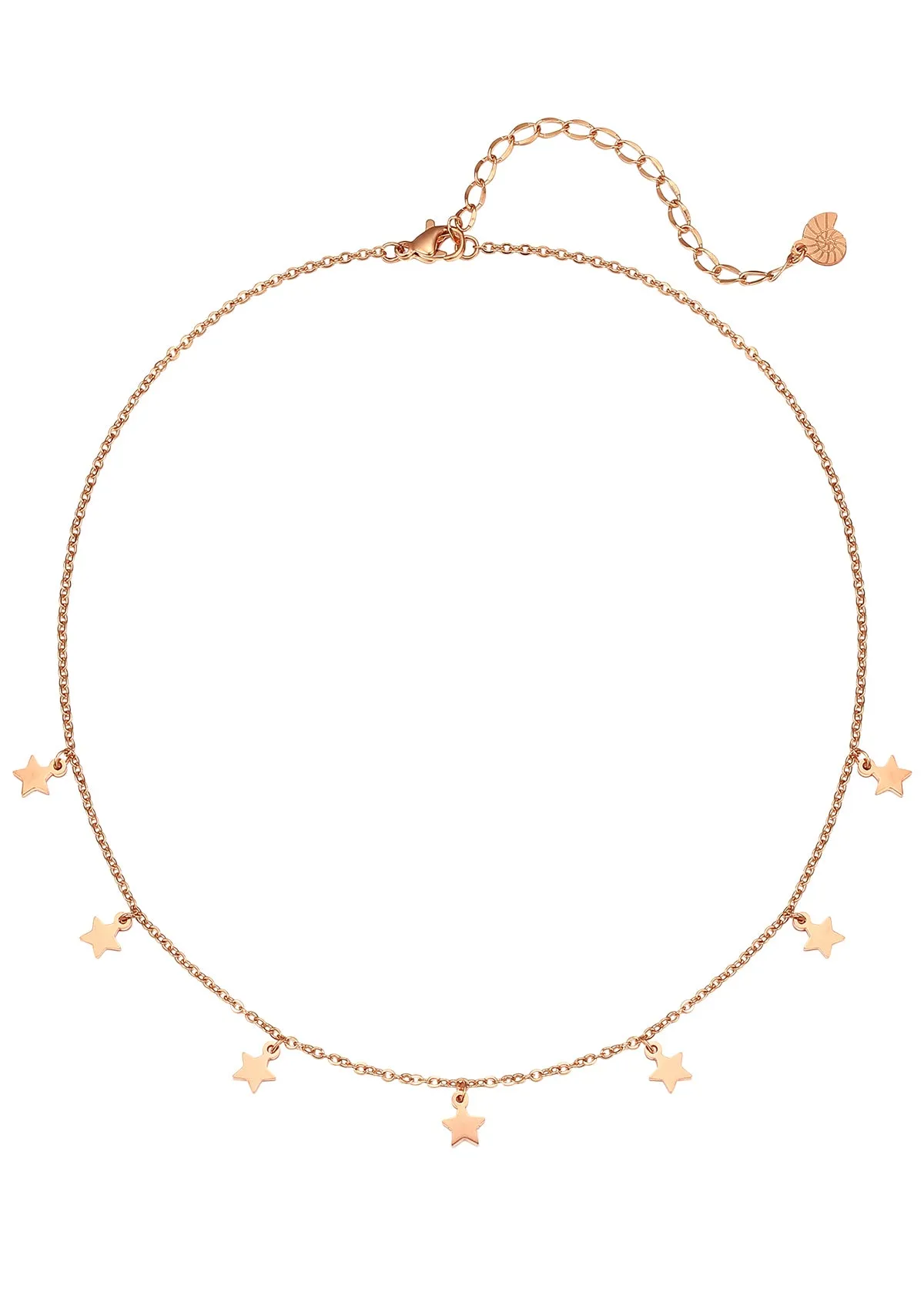 Multilayer Necklace Set Rose Gold