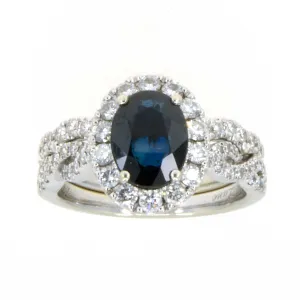 Neil Lane Sapphire & Diamond Bridal Set