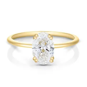 Oval Solitaire | diamond