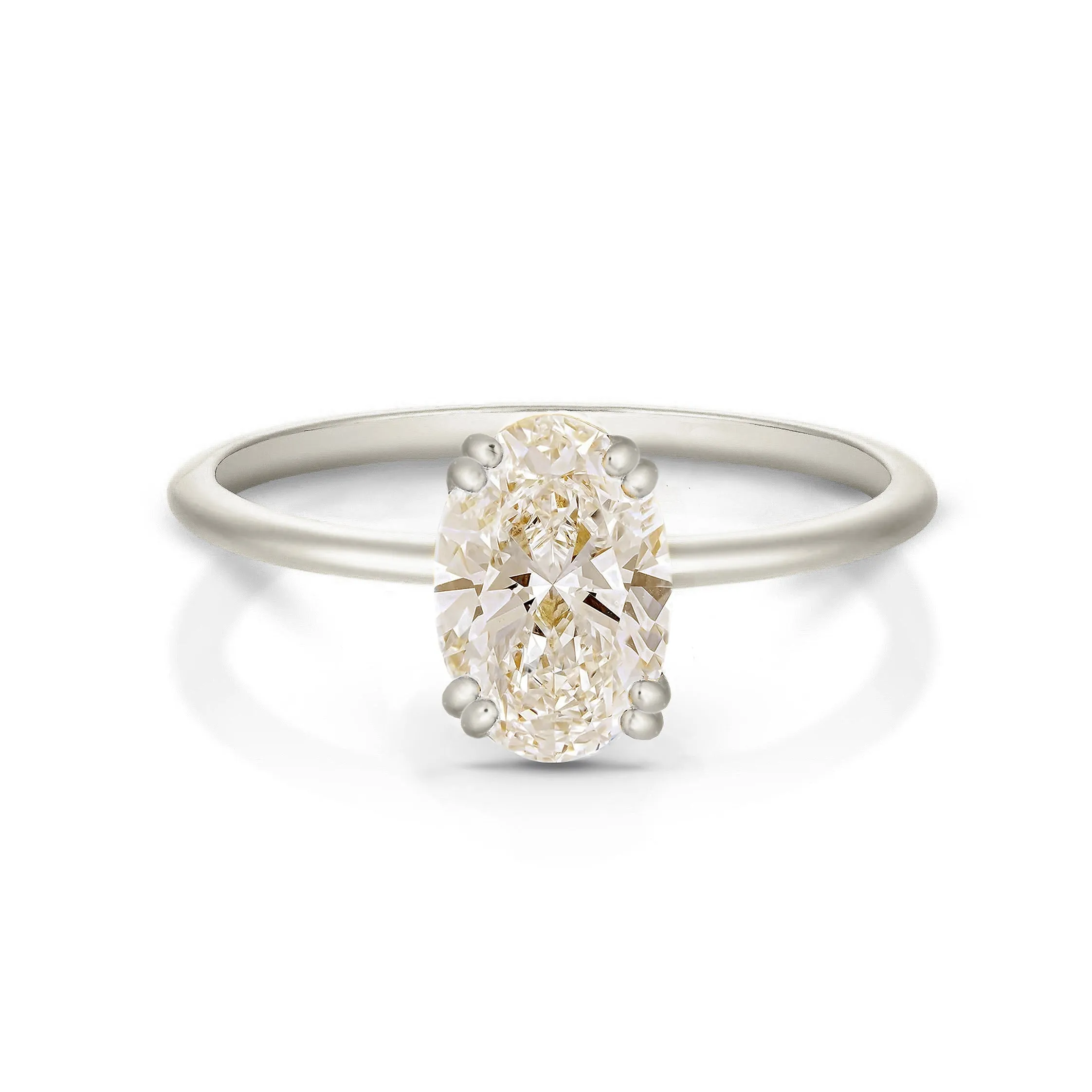 Oval Solitaire | diamond