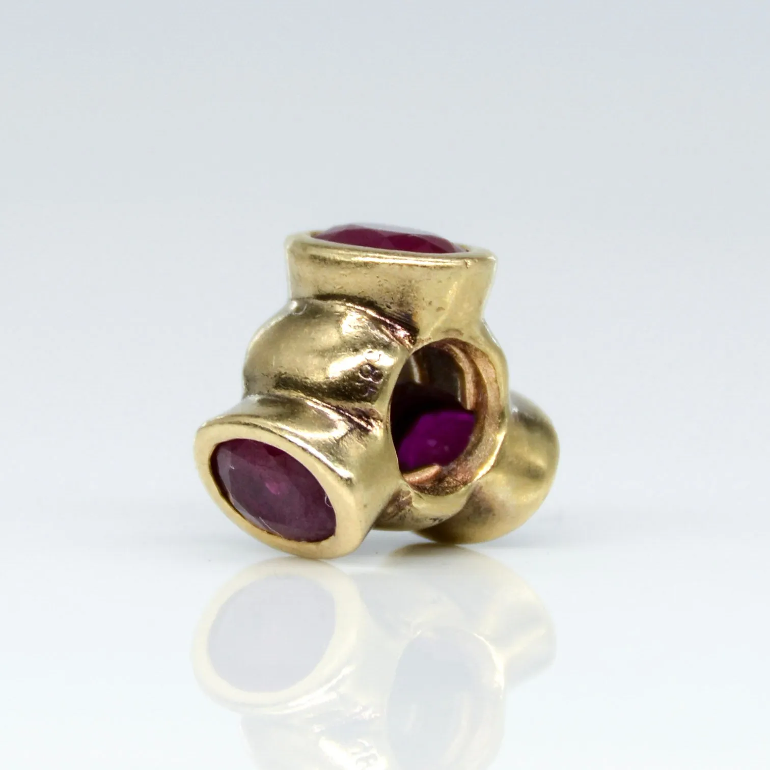 'Pandora' Big Rubies Charm | 1.50ctw |