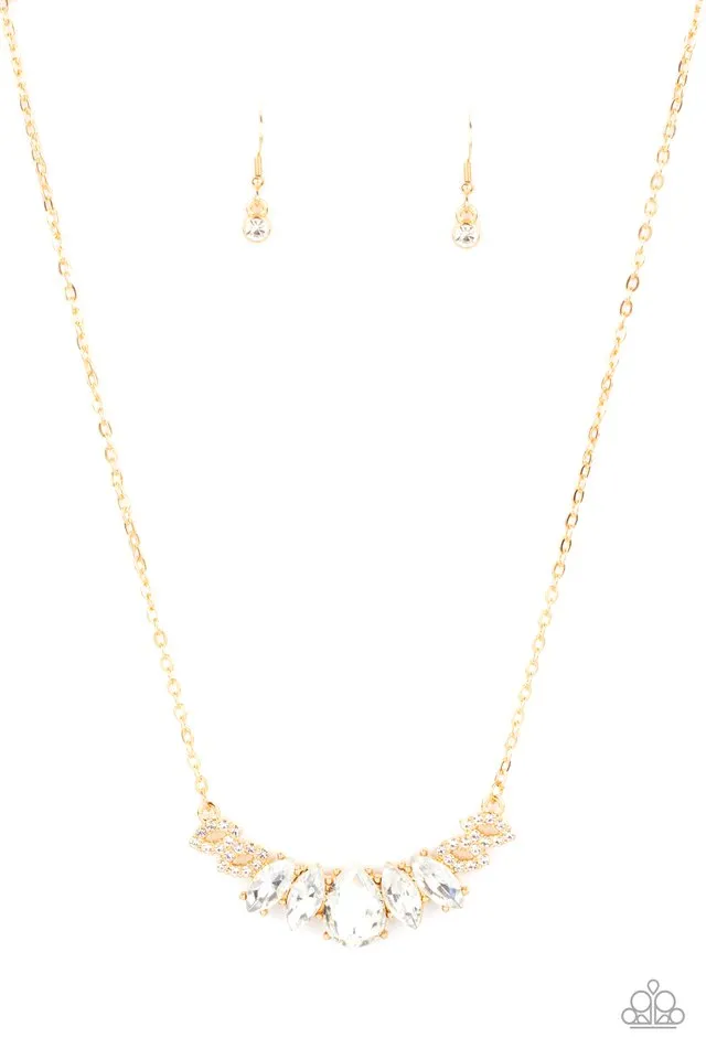 Paparazzi Necklace ~ Bride-to-BEAM - Gold