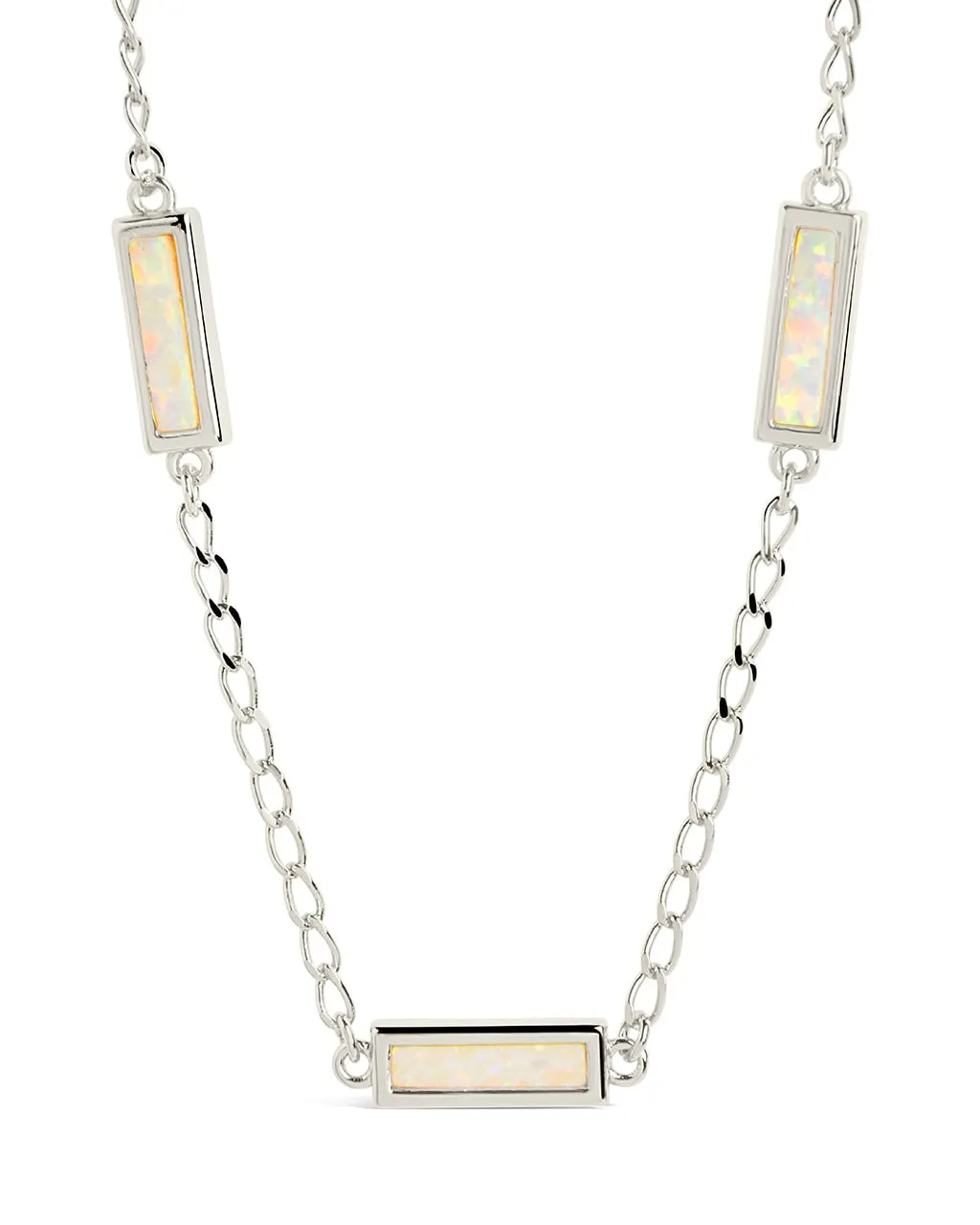 Pavati Gemstone Station Necklace