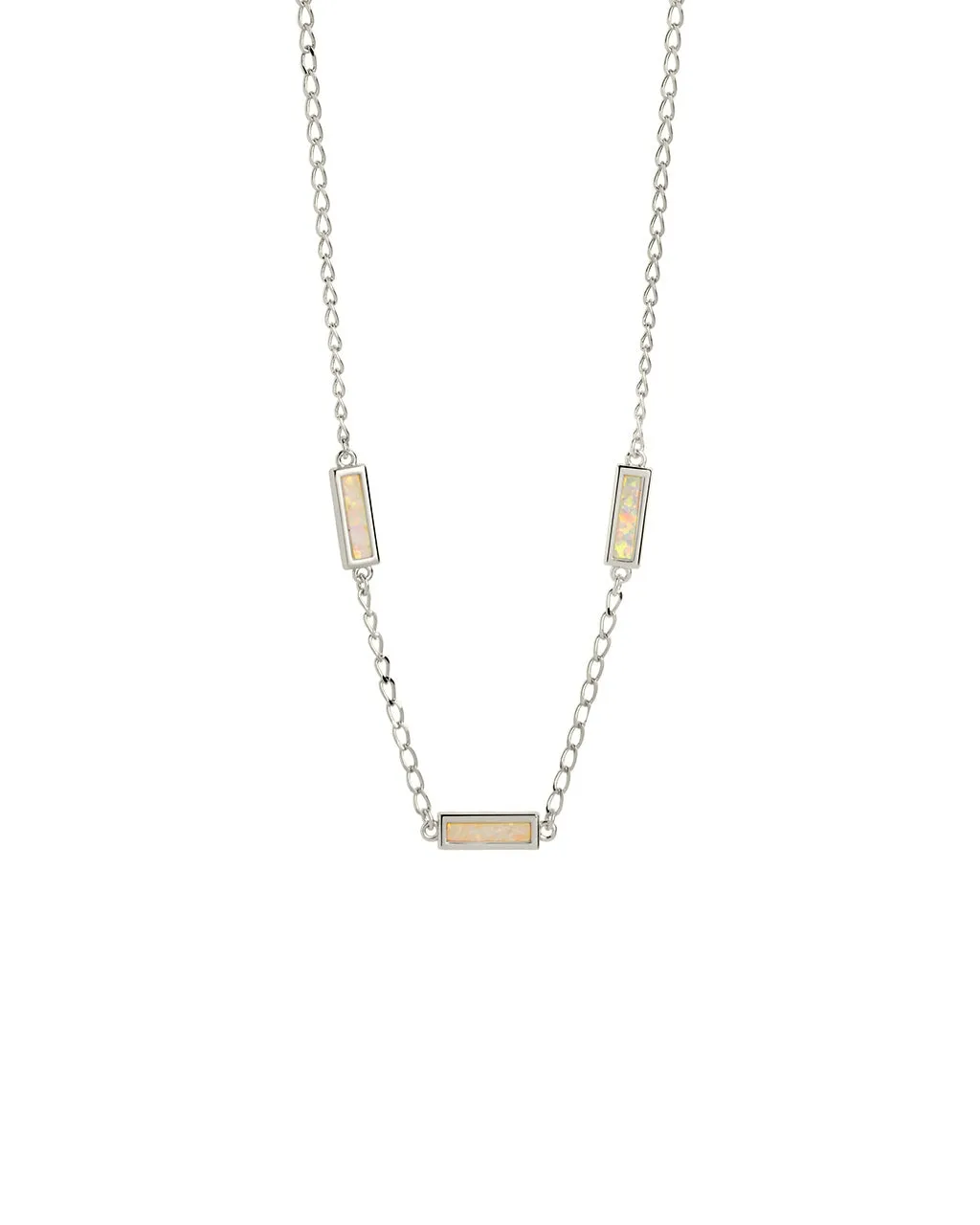 Pavati Gemstone Station Necklace