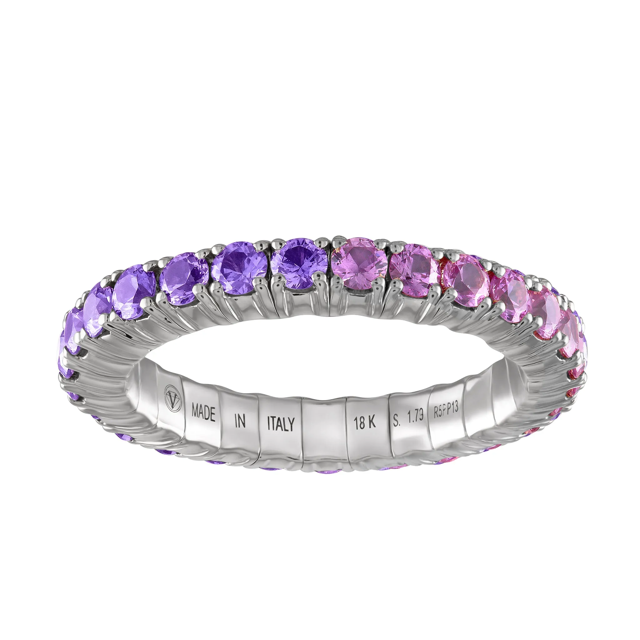 Purple & Pink Sapphires · Duet Rings