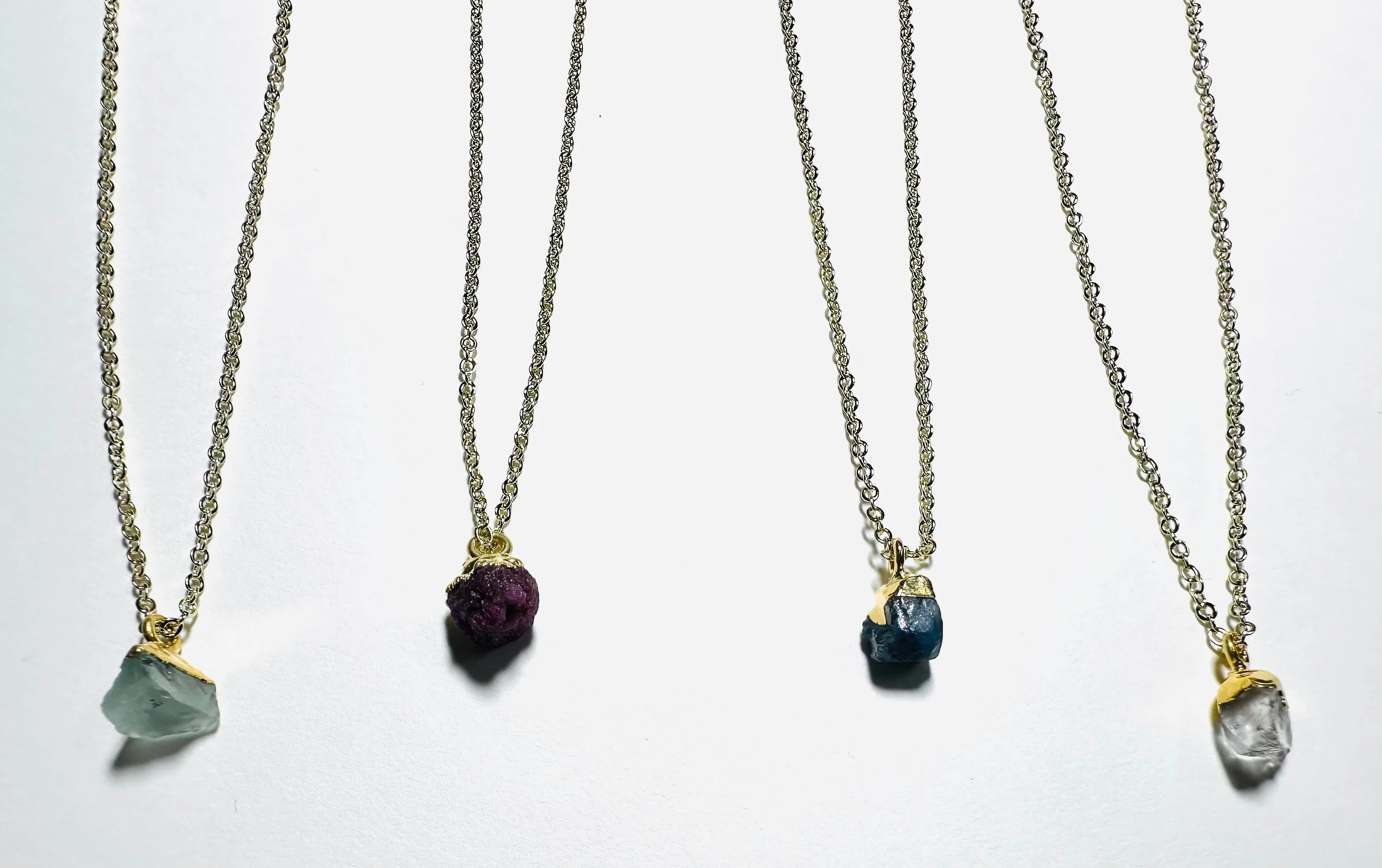 Raw Gemstone Necklace/ Affordable Gifts-UNI-T