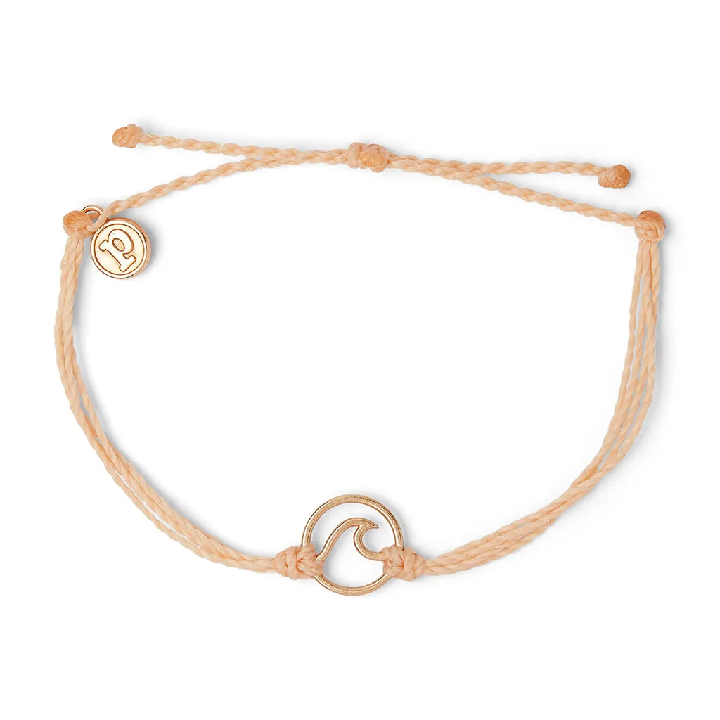 Rose Gold Wave Bracelets