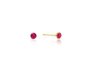 Ruby Stud Earrings