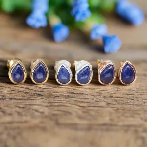 September Birthstone Earrings - Sapphire