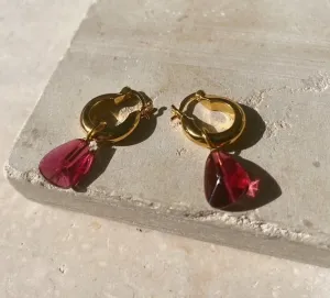 Shyla London Priya Earrings in Ruby