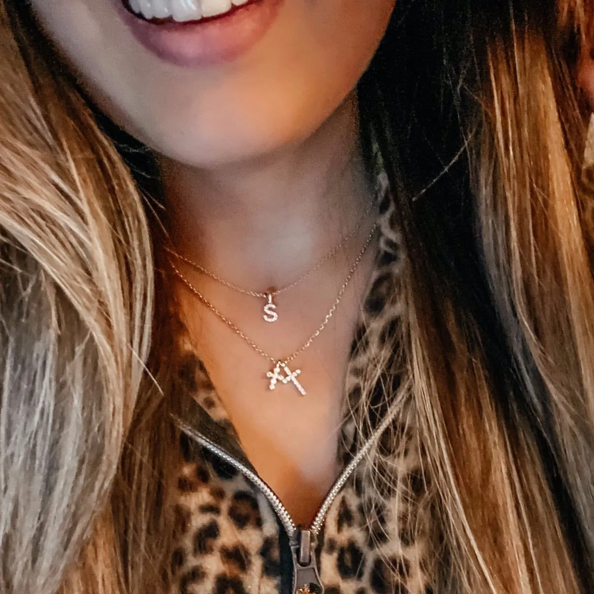 Single Letter Initial Necklaces