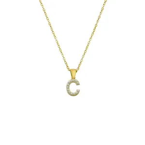 Single Letter Initial Necklaces