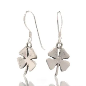 Sterling Silver Mini Shamrock Earrings