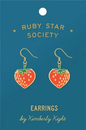 Strawberry Earrings by Rashida Coleman-Hale for Ruby Star Society