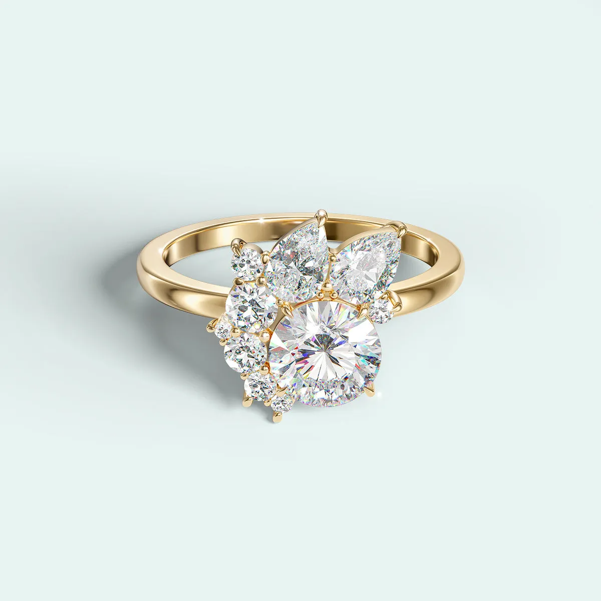 The Estrella Ring - Diamonds