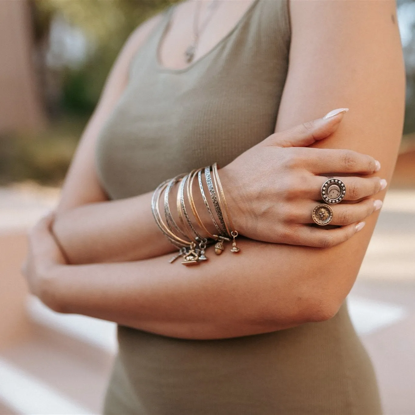 THREE CYCLES Bracelet - 14k Gold