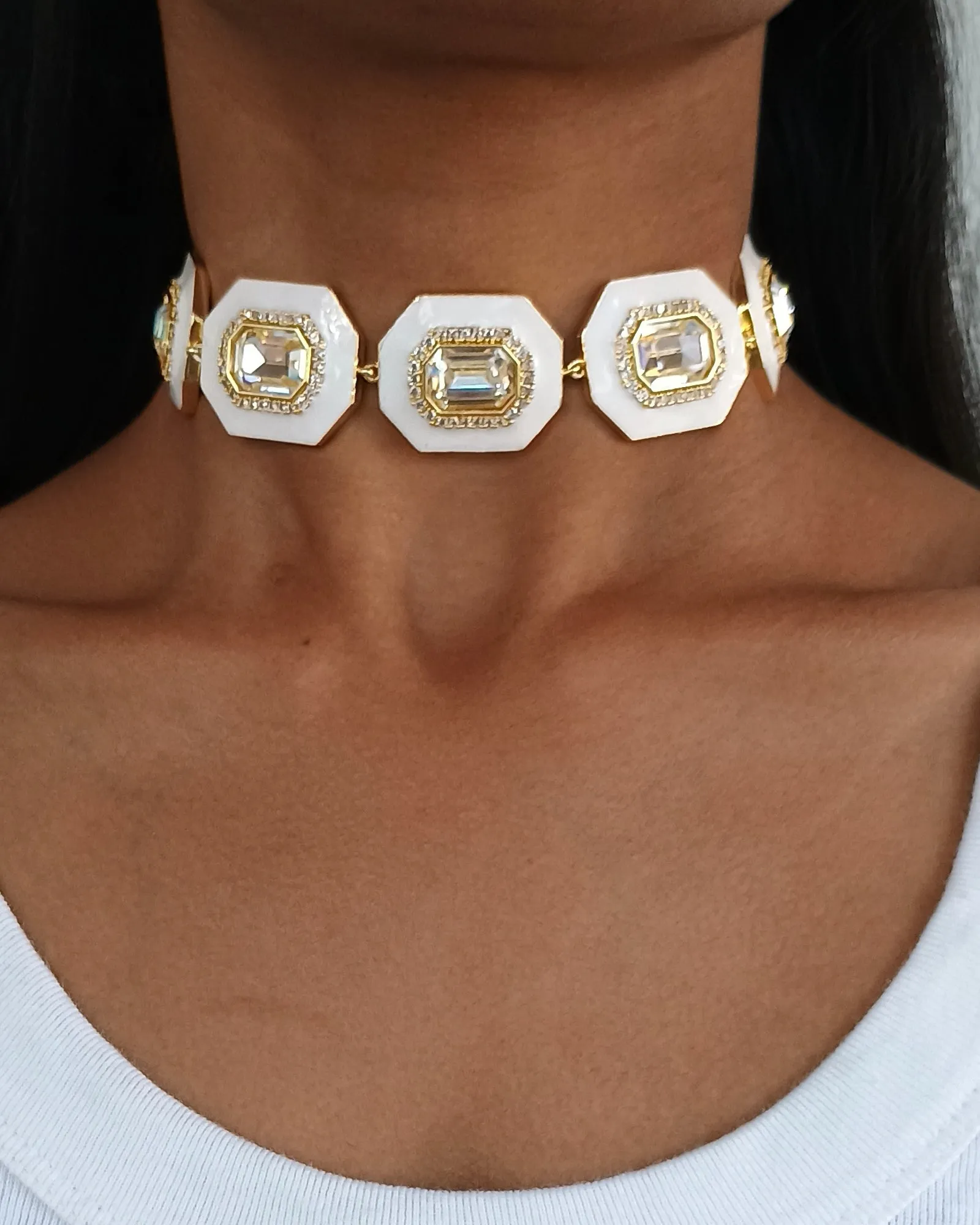 Tira Crystal Choker