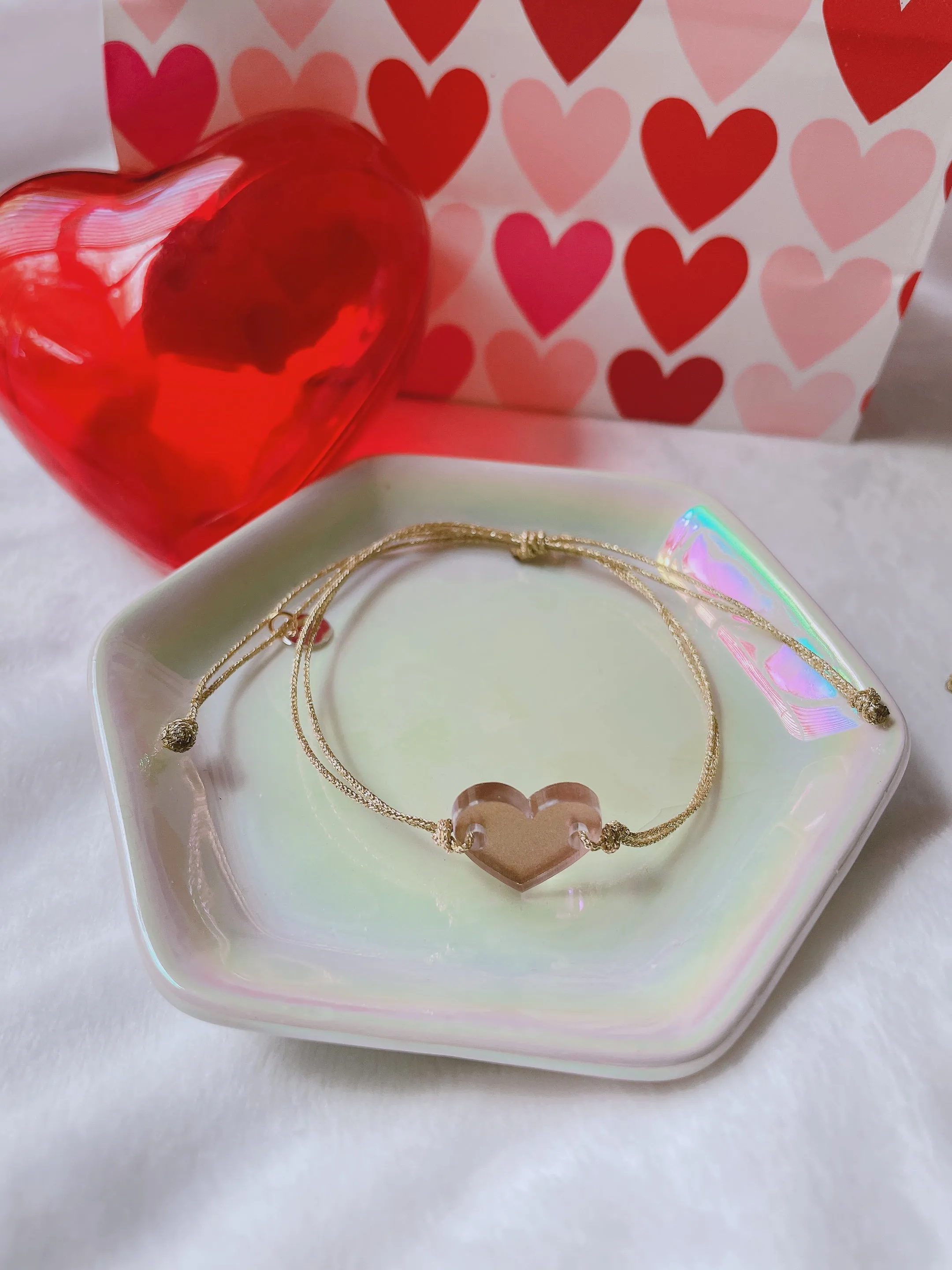 Valentine’s heart  bracelets